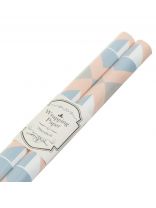 Бумага упаковочная 100х70 см, в ассортименте, с декоративным рисунком, 2 штуки, Y4-5069