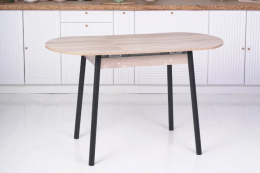 Стол обеденный раздвижной "Кэлли" (ш900/1200*г600*в750 мм) ЛДСП Дуб сонома