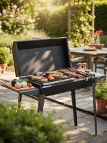 Мангал-гриль 860х400х1162 мм, 2 мм, с крышкой, МКЛ 750К, Gratar