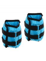 Набор утяжелителей для рук и ног, 33х14 см, текстиль, 2 шт по 1 кг, SilaPro, 191-003