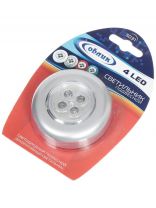 Фонарь самоклеящийся кемпинговый, Облик, пластик, 5031