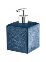 Дозатор для жидкого мыла, Марокко, керамика, 9х9х15 см, 500 мл, 106659