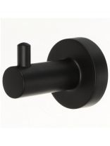 Крючок на саморезах, 7х5 см, металл, черный, Y9-046