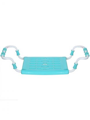 Сиденье на ванну 5-реечное, пластик, металл, 35х29 см, с обрезиненным креплением, в ассортименте, Nika, СВ5