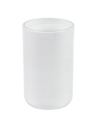 Стакан для зубных щеток, 6.6х10.9 см, пластик, белый, PP0287I-TB