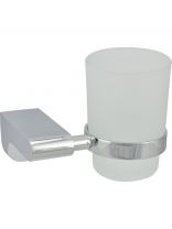 Подстаканник одинарный, стекло, хром, Solinne, Mirror B-82704, 2546.145