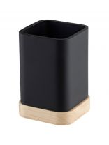 Стакан для зубных щеток, полирезина, дерево, Sydney, 106585