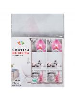 Штора для ванн 180х180 см, Peva, Стоун-терапия, Y310