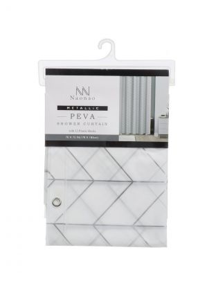 Штора для ванн 178х183 см, ЭВА, Ромбики, A310020