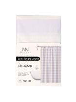 Штора для ванн 180х180 см, Peva, Naonao, светлая полоска, A310129