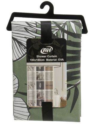 Штора для ванн 180х180 см, Peva, Элика-2, Y4-11171