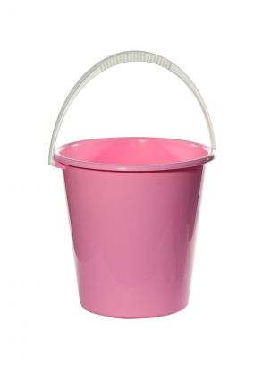 Ведро пластик, 12 л, в ассортименте, хозяйственное, Альтернатива, Крепыш, М520