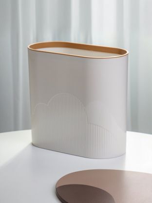 Контейнер для мусора пластик, 9 л, овальный, 32х16х29 см, Y4-9247