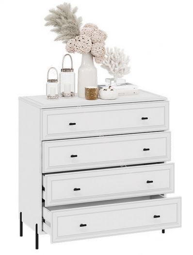 Комод «Пандора» - 414.004.000 Белый снег, Белый матовый