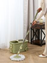 Набор для уборки ведро с вращающимся отжимом и швабра, Bclean, A260018