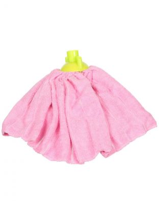 Сменный блок для швабры микрофибра, 29.5 см, юбка, круглый, в ассортименте, Умничка, M-120/C