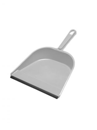 Совок для мусора, пластик, с резиновой кромкой, пластиковая ручка, в ассортименте, York, 061020