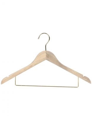 Вешалка-плечики для одежды, 44.5 см, дерево, XZ44YDX-6