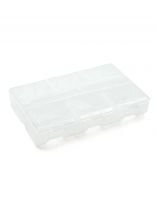 Контейнер для мелочей, пластик, 6 ячеек, 9х6х1.8 см, прозрачный, К-178