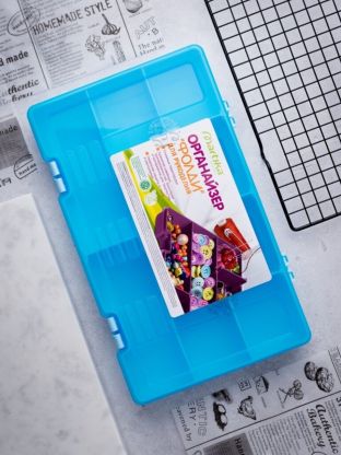 Органайзер для рукоделия, Фолди, пластик, 31х19х3.6 см, в ассортименте, Martika, С762ГОЛ