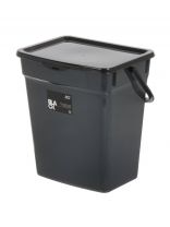 Контейнер для порошка 6 л, пластик/полипропилен, черный, Spin&Clean, Black, SC140710621