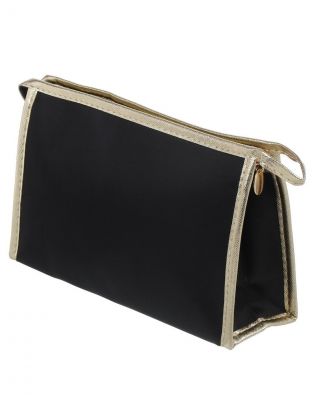 Косметичка 23х15х7.5 см, A080008, прямоугольная, застежка молния, черная