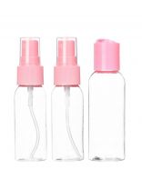 Набор для косметики дорожный 3 предмета, пластик, 2 цвета, ЮниLook, 357-191, в ассортименте