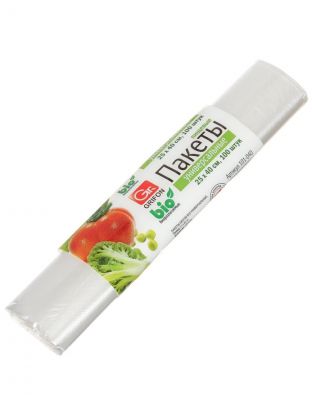 Пакет универсальный, 100 шт, 25х40 см, 5 л, 8 мкм, рулон, Grifon, 101-040