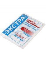 Пакет фасовочный, 500 шт, 30х40 см, 10 мкм, ПЭТ, евроблок, Ромашка