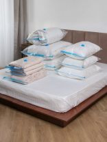 Набор вакуум пакетов 11 предметов, 40х60 см 3 шт, 50х70 см 3 шт, 60х80 см 2 шт, 80х100 см 2 шт, насос, A460014