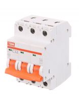 Автоматический выключатель TDM Electric, ВА47-29, 3 полюса, 32 А, 4.5 кА, С, SQ0206-0112