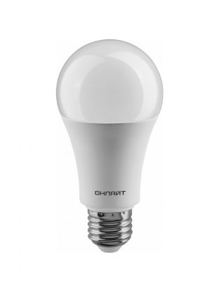 Лампа светодиодная E27, 20 Вт, 200 Вт, груша, 4000 К, нейтральный белый свет, Онлайт, 61158