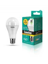 Лампа светодиодная E27, 13 Вт, 100 Вт, 220 В, груша, 3000 К, теплый белый свет, Camelion, 12045