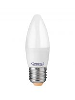Лампа светодиодная E27, 10 Вт, 230 В, свеча, 4500 К, нейтральный белый свет, General Lighting Systems, GLDEN-CF, CF, 683100