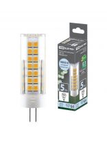 Лампа светодиодная G4, 5 Вт, 50 Вт, 230 В, капсула, 4000 К, нейтральный белый свет, TDM Electric, SQ0340-0217