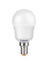 Лампа светодиодная E14, 8 Вт, 230 В, шар, 6500 К, холодный белый свет, General Lighting Systems, GLDEN-G45F, G45F, 641100