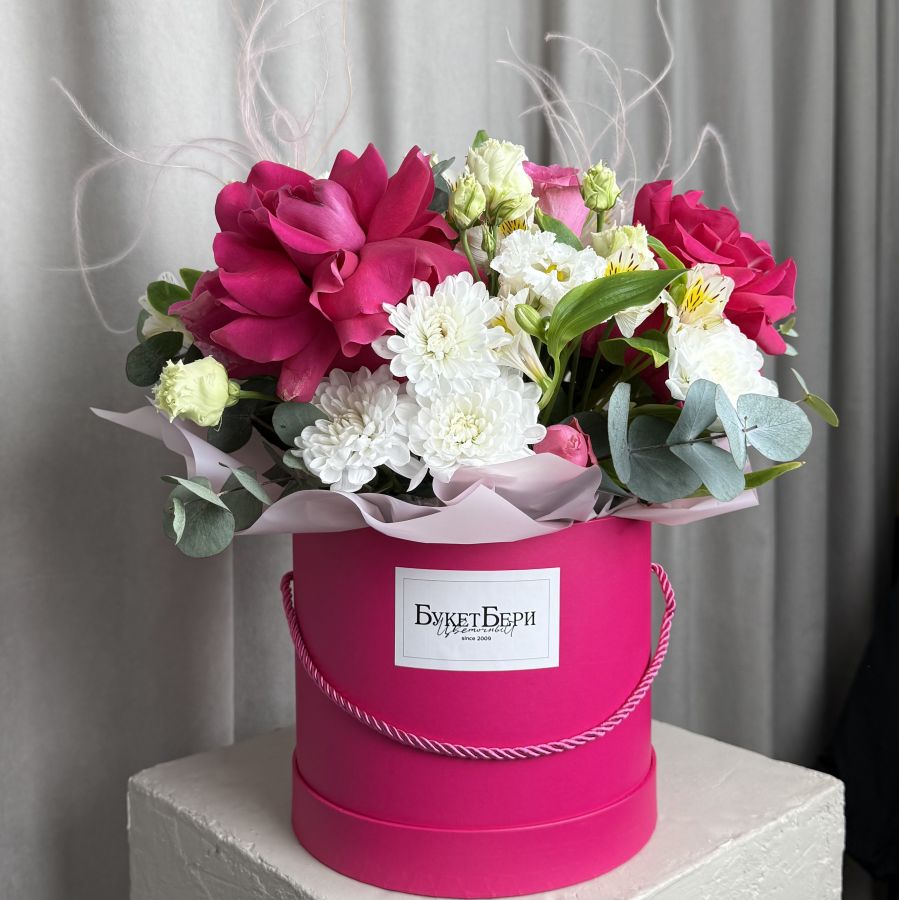 Сборная коробочка с французскими розами