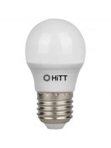 Лампа светодиодная E14, 13 Вт, 130 Вт, 230 В, шар, 6500 К, холодный белый свет, HiTT, HiTT-PL-G45, G45, 1010060