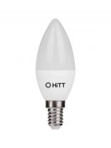 Лампа светодиодная E27, 11 Вт, 110 Вт, 230 В, свеча, 6500 К, холодный белый свет, HiTT, HiTT-PL-C35, C35, 1010039