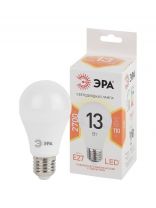 Лампа светодиодная E27, 13 Вт, 110 Вт, груша, 2700 К, теплый белый свет, Эра, Б0020536