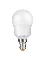 Лампа светодиодная E14, 15 Вт, 230 В, шар, 2700 К, теплый белый свет, General Lighting Systems, GLDE, 661104