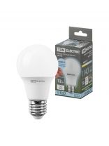 Лампа светодиодная E27, 12 Вт, 100 Вт, 230 В, груша, 4000 К, нейтральный белый свет, TDM Electric, А60