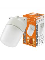 Светильник TDM Electric, НПБ400-1, 60 Вт, E27, на 1 лампочку, IP54, 11х11х15 см, для сауны, наклонный, белый, SQ0303-0049