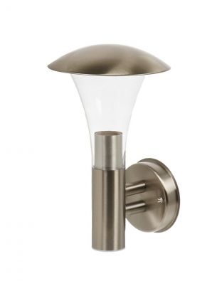 Светильник фасадный General Lighting Systems, Фортис S1, 50 Вт, E27, на 1 лампочку, IP65, 18х19.2 см, серебристый, 662530