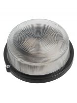 Светильник General Lighting Systems, НПП 03-100-005.03, 100 Вт, E27, на 1 лампочку, IP54, 21.2х21.2х10.4 см, без решетки, черный, 437848