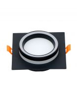 Светильник встраиваемый Вега, GX53, квадратный, черный, General Lighting Systems, GCL-GX53-H38