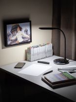 Светильник настольный 8 Вт, черный, Эра, NLED-477-8W-BK, 20х120, Б0041083