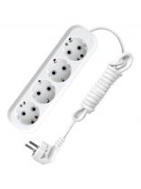 Удлинитель бытовой 4 гнезда, 5 м, ПВС, 3х1 мм2, с заземлением, UNIVersal, Е-304, 9631982