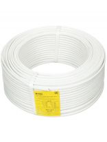 Провод ПУГНП/ПБГВВ, 2х1.5 мм2, 100 м, медь, ГОСТ, белый, ККЗ