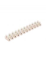 Колодка клеммная ЗВИ, винтовая, полиэтилен, белая, КВ-14, ток 20 А, 6-14 мм2, Rexant, 07-5014